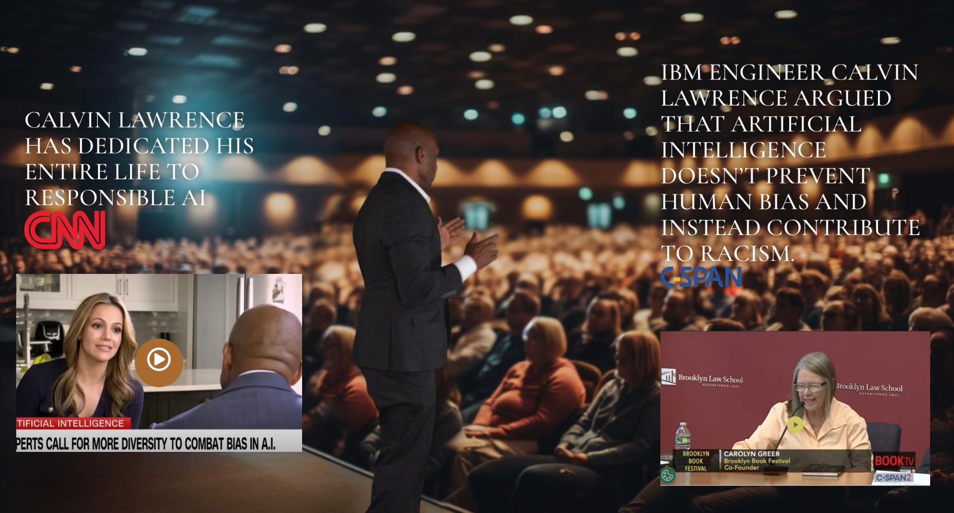 Calvin Lawrence featured on CNN and C-SPAN — coverage on responsible AI and bias
